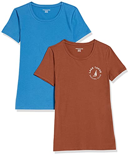 Dark Toffee Brown/Blue, Graphic Print Dark Toffee Brown/Blue, Graphic Print